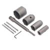Zestaw otwornic 30mm 40mm 50mm 65mm z 3 wiertłami rdzeniowymi Otwornica do betonu cementu ściany z cegły wiercenie
