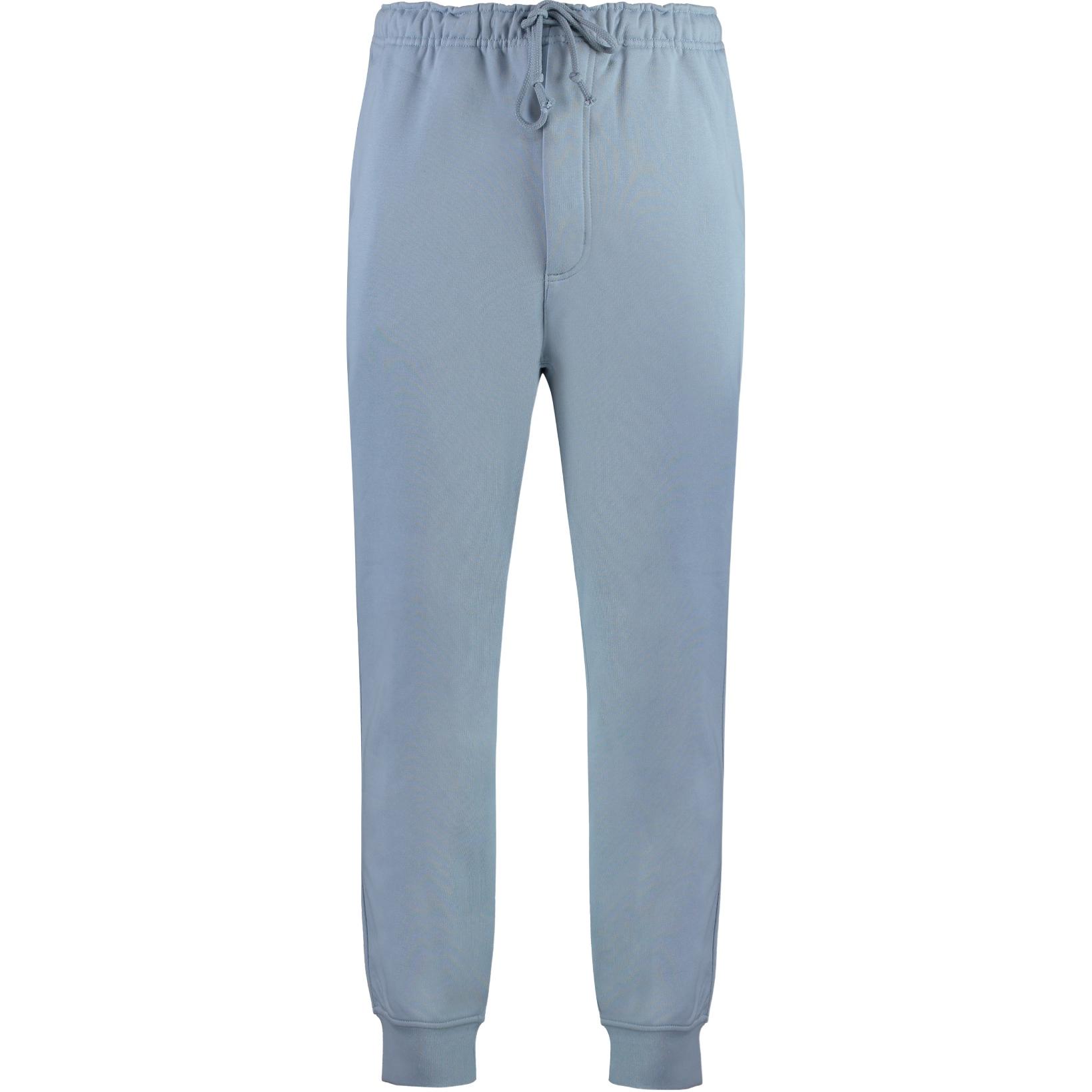 

Y-3 Solid Color Elastic Logo Loose Cuff Casual Pants Unisex bottoms Touch-Blue JD9809 L