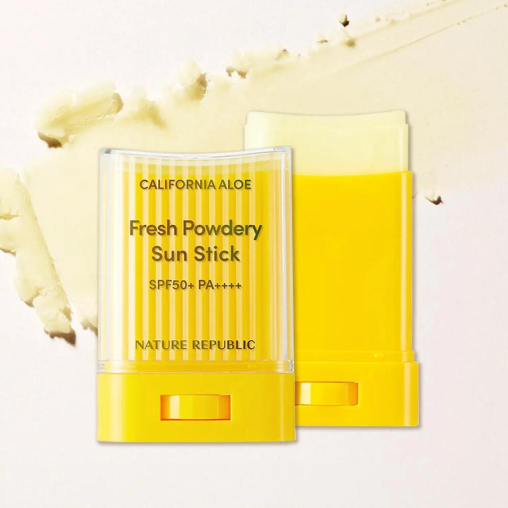 Nature Republic California Aloe Fresh Powdery Sun Stick SPF 50+ PA++++ 24g