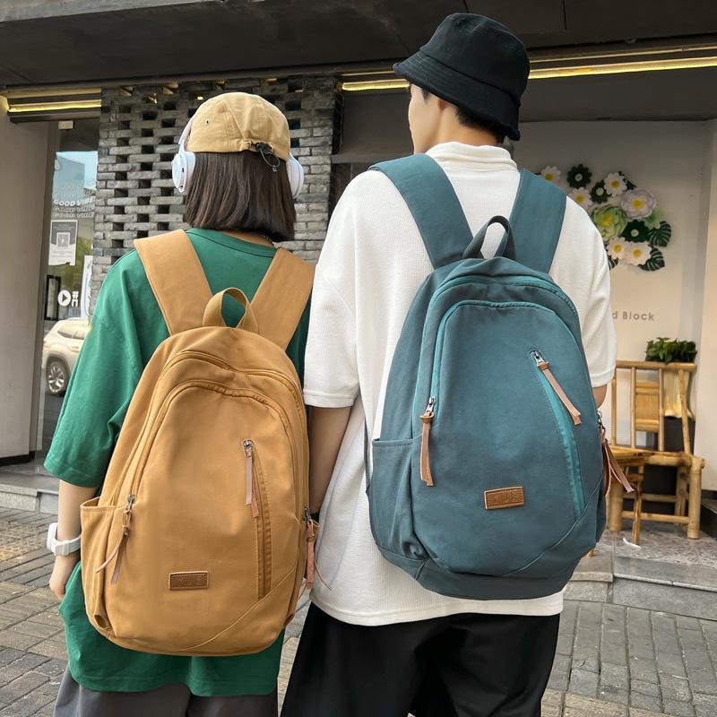 Casual Backpack for Women Men Large Capacity Canvas Travel Backpacks Boys Girls School Backpack Lightweight Women's Bag