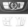 For BMW X3 G01 X4 G02 2018-2021 Matte Silver Function Control Button Decor Trim