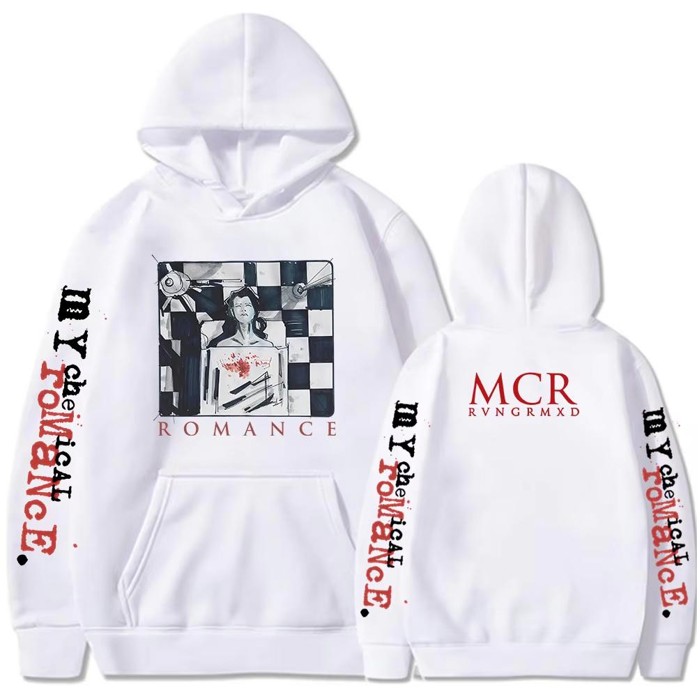 Band My Chemical Romance MCR Hoodies The Black Parade Punk Gothic Vintage Sweatshirt Herren Damen Übergroße Pullover Streetwear