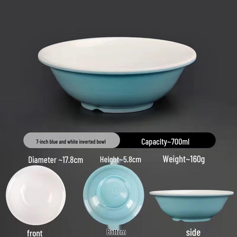 Jijun High-Temperature Restaurant Melamine Noodle Bowl