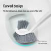 Nordic Dual-Sided Wall-Mounted Toilet Brush for Comprehensive Cleaning