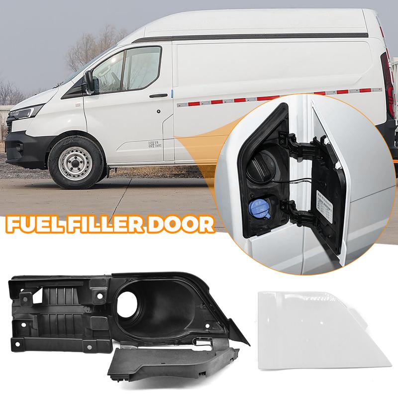 Car Fuel Filler Tank Housing Cover & Flap Cap for Ford Transit 150 250 350 2015 2016 2017 2018