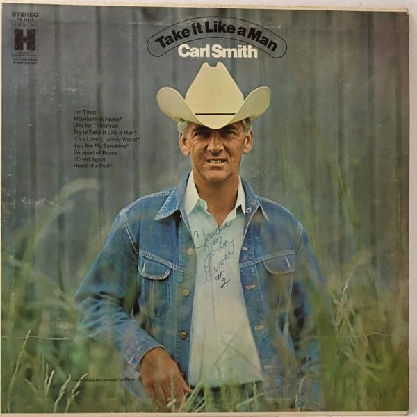 

LP Record CARL SMITH - Take It Like A Man HS11317 Harmony 1969 US Folk Used
