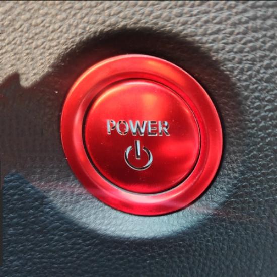 For Toyota Camry 2025 2026 Engine Push Switch Button Ring Trim Red