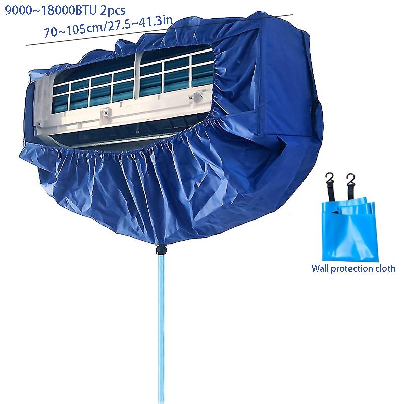 Summer Large Air Conditioning Cleaning Cover Kit 36000BTU Hanging AC Reusable Thickened Dust Water Bag Support Plate Cleaner Set
