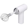 Electric Egg Beater Cordless Hand Mixer Handheld Egg Whisk for Cream Salad Dressing White