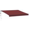 VidaXL Automatic Retractable Awning with LED Bordeaux 400x300 Cm, Awning, Door Awning, Garden Awning, Blind, Awning 3310189