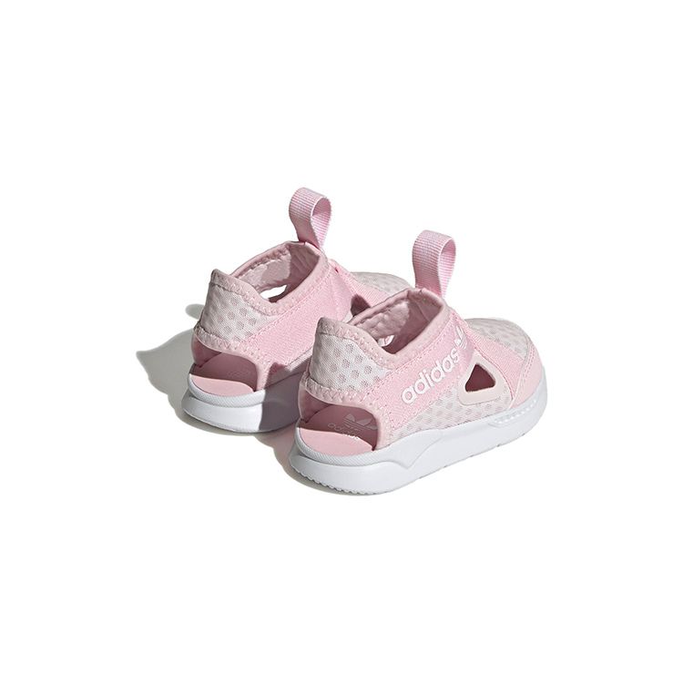 Adidas Originals 360 Sandals Comfortable Versatile Non-Slip Shock Absorbing Durable Mid-Top Kids Sandals Baby Sandals Pink White FZ5620