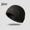 Winter Beanie Hat Beanies Outdoor Women Solid Knitted Men Autumn Warm Color Ribbed Windproof Thick