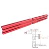1Set 80cm Splicing Fence with Connecting Strips, Router Table Fence Aluminum T-Track Table Saw Profile Fence Woodworking Fence