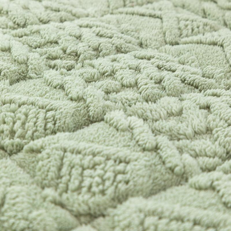 Straight Sofa Cover Cloth Thickened Warm Anti Slip Anti Cat Scratch Sofa Cushion Cover Simple Autumn and Winter New Style