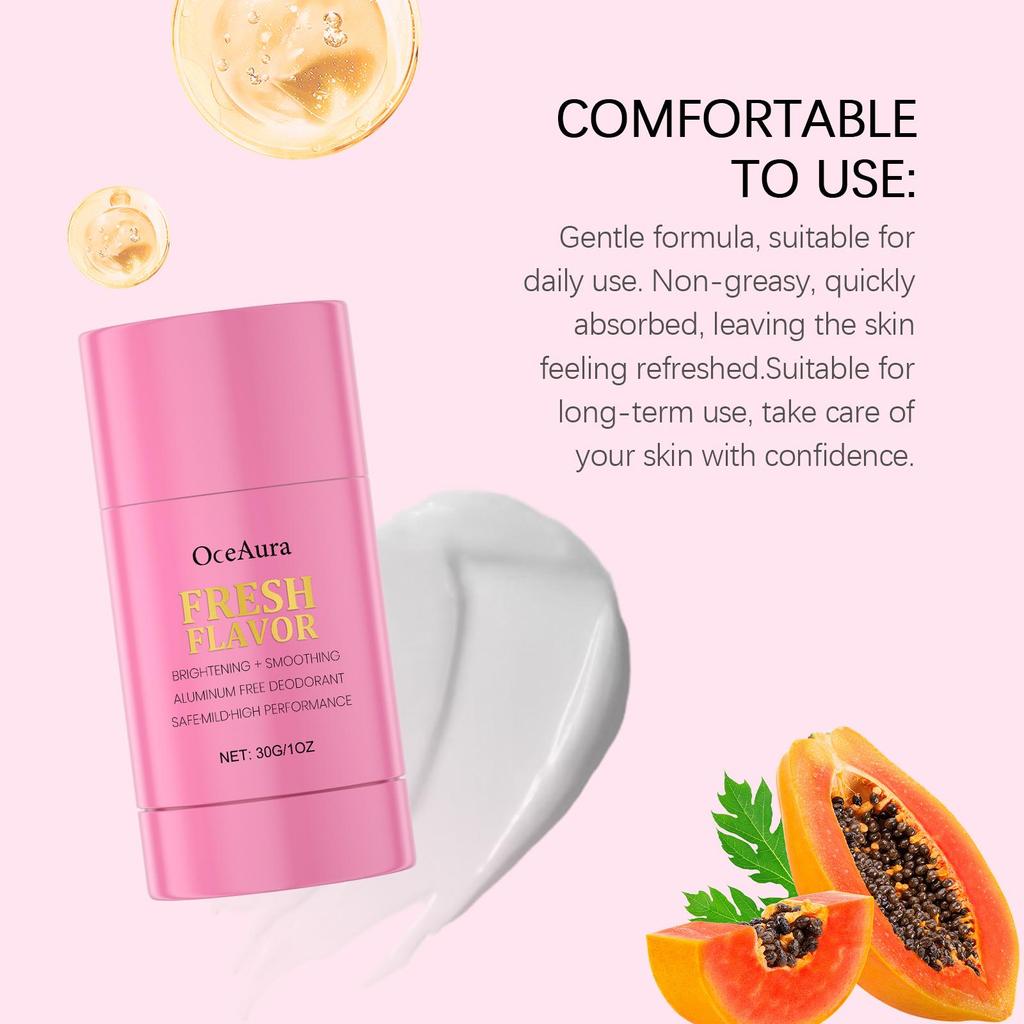 Desodorante Natural en Barra Axilas Mal Olor Sudoración Eliminación Mantener Axilas Frescas Aroma Anti Olor Antitranspirante Cuidado Corporal