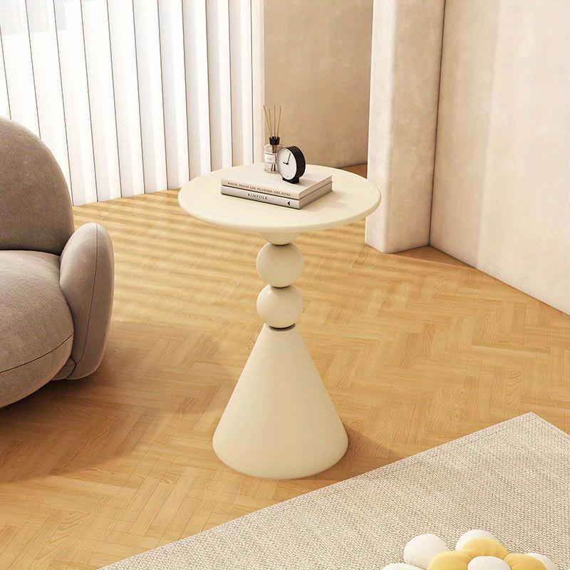 Ironwork Edge Table, Small Apartment, Cream Style Living Room, Circular Creative Coffee Table,sofa Edge Table, Simple and Modern