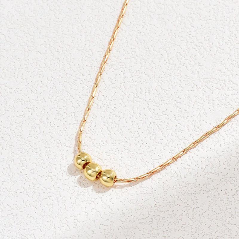 Stainless Steel Necklaces New Trend Gold Color Metal Charms Pendants Chains Fashion Necklace For Women