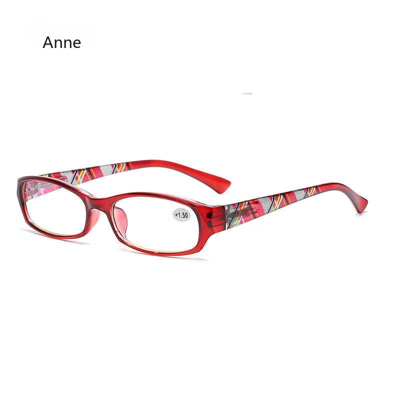 Anti Blue Light Reading Glasses Women Retro Presbyopic Glasses Pattern Eyeglasses Diopter +1.0 +1.5 +2.0 +2.5 +3.0 +3.5+4.0