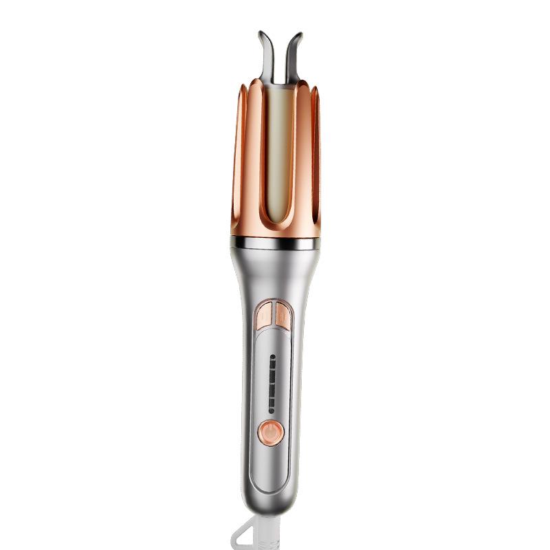 32mm Automatic Curling Iron for Big Waves - Gentle on Hair, Water Ripple Design, Electroplated Curler for Easy Styling.