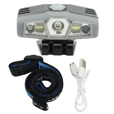 COB LED Stirnlampe Hohe Helligkeit Dual-Modi Wasserdicht Wiederaufladbare Stirnlampe mit Bewegungssensor