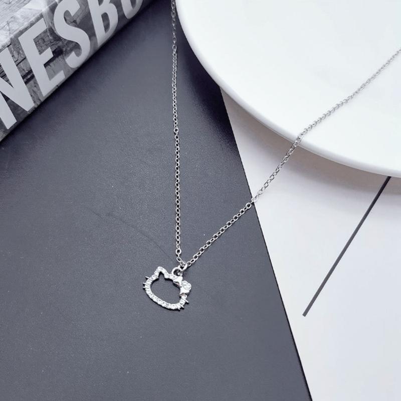 Ocean Theme Necklace Sparkling Mermaids Tail Pendant Choker Minimalisms Cat Butterfly Skull Charm Clavicle Chain Jewelry