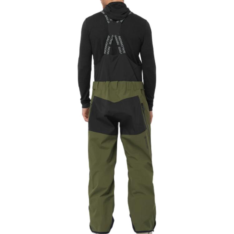 SALOMON Ski Coverall Men's Olive Green LC2312600