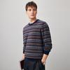 Komom Boka Men's Fair Isle 100% Wool Sweater
