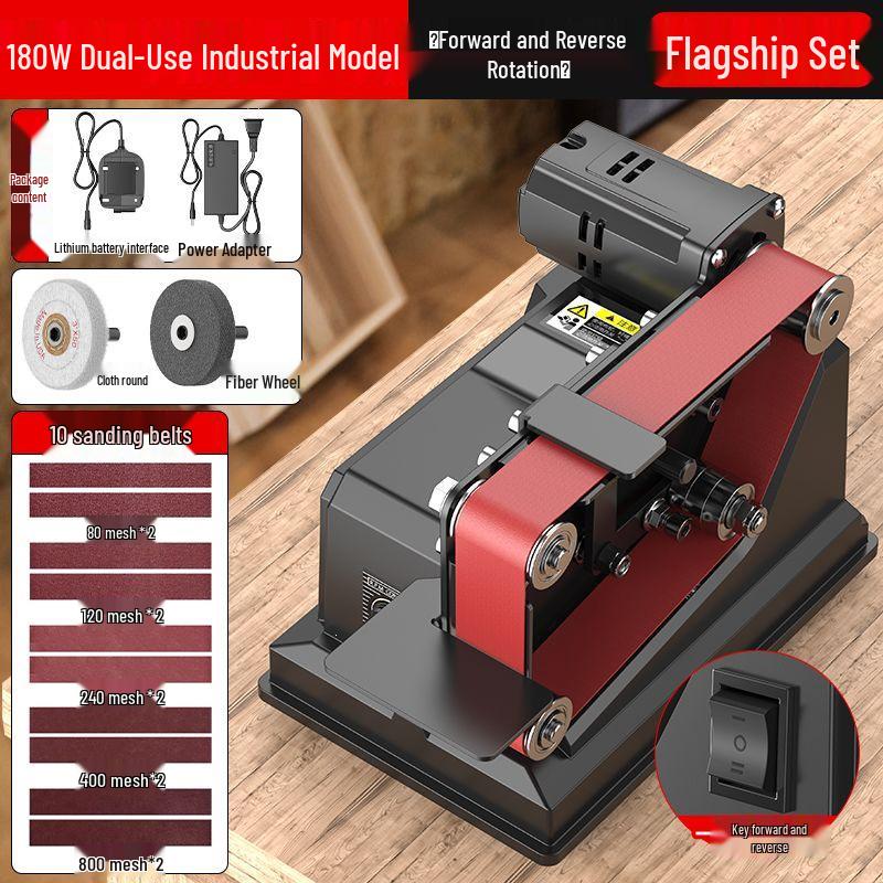 Electric Mini Belt Sander & Polisher Machine for Home Use