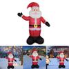 Färgglad Uppblåsbar Jultomte Med LED-lampor För Festlig Utomhusdekoration