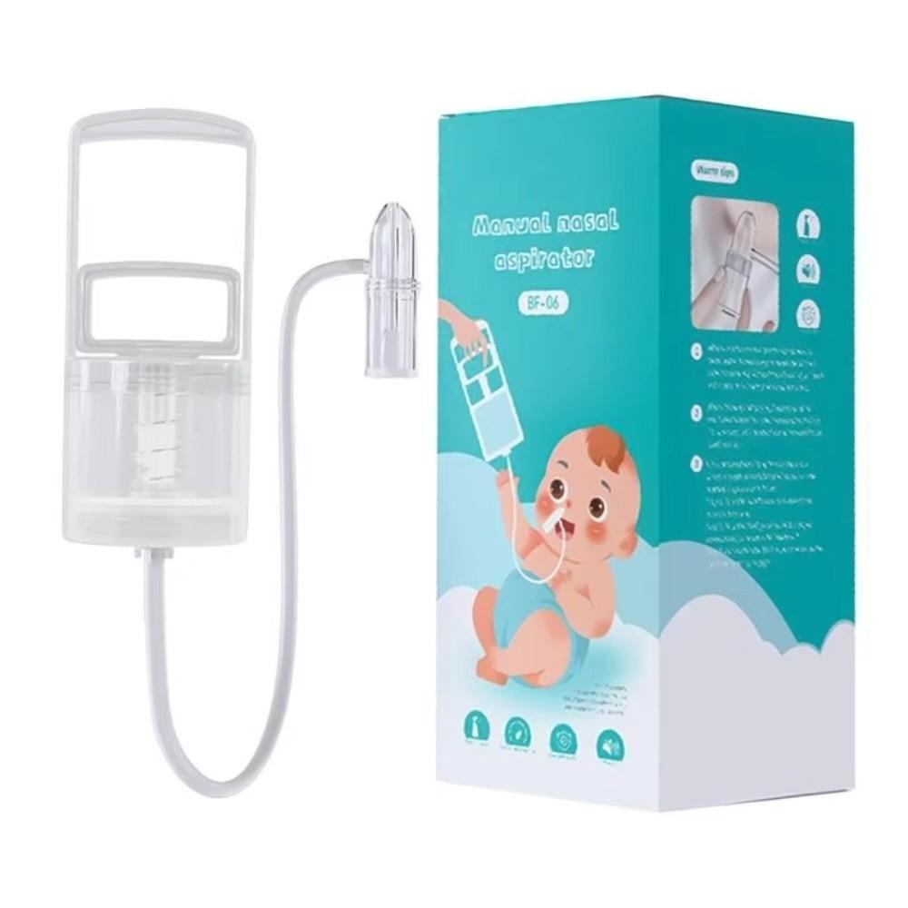 

Non-invasive Baby Nasal Aspirator One-way Control Booger Removers Nasal Irrigator for Baby синий