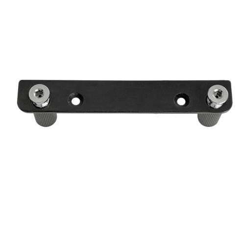 Musiclily Guitar Double Locking Tremolo Bridge with Bracket and M7 Stud Set for Floyd Rose Style Electric Guitars, Chrome