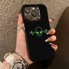 Funny Space UFO A-alien T-thing Phone Case For iPhone 17,16,15,14,13,12,11 Plus,Pro Max,XS,Colored Silver Plated Inside Cover