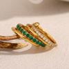 MamacitaSlay Unique Cool Zircon Three/Our Fingers Chain Shape Variable Rings Stainless Steel Trendy Accessories Women Men Gifts