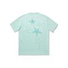 Li Ning Star Letter Rundhals Bequem Vielseitig Locker Kurzarm T-Shirt Herren T-Shirt See-Grau-Blau AHSU261-3