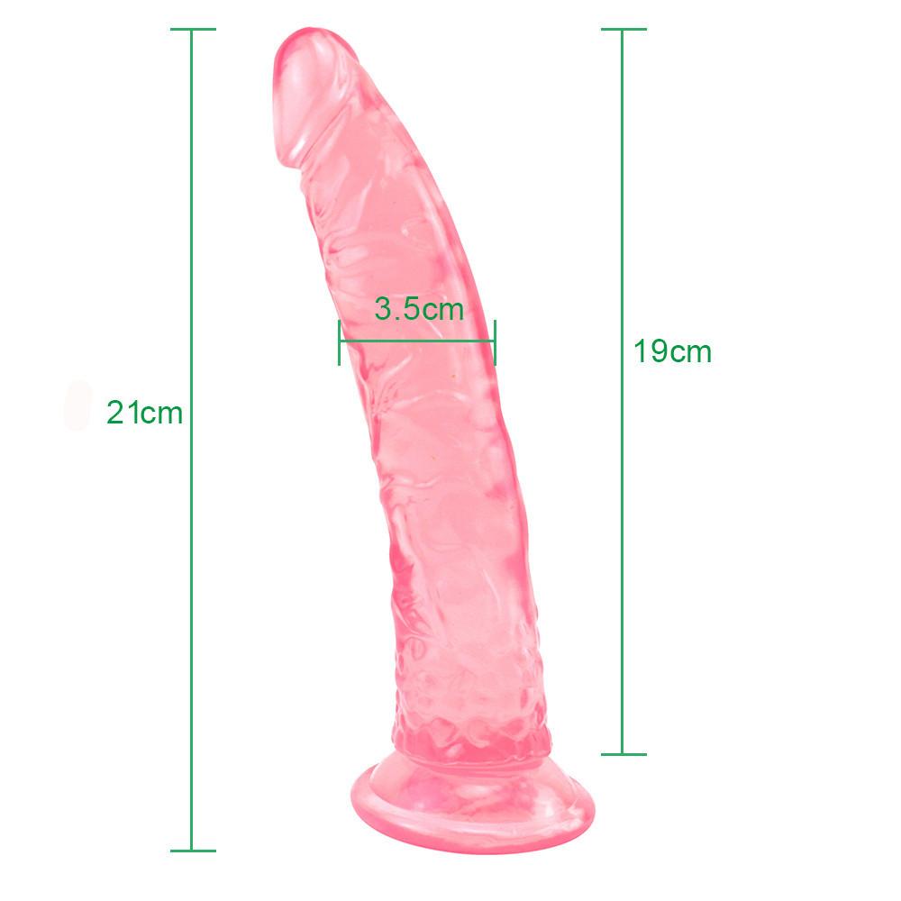 Dildo TPE pentru femeie, masturbator cu ventoză, masaj, vagin, jucărie sexuală pentru adulți