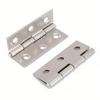 New 10pcs Stainless Steel Door Hinges Cabinet Doors Windows Wooden Box Flat Hinge Home Furniture Hardware Accessories