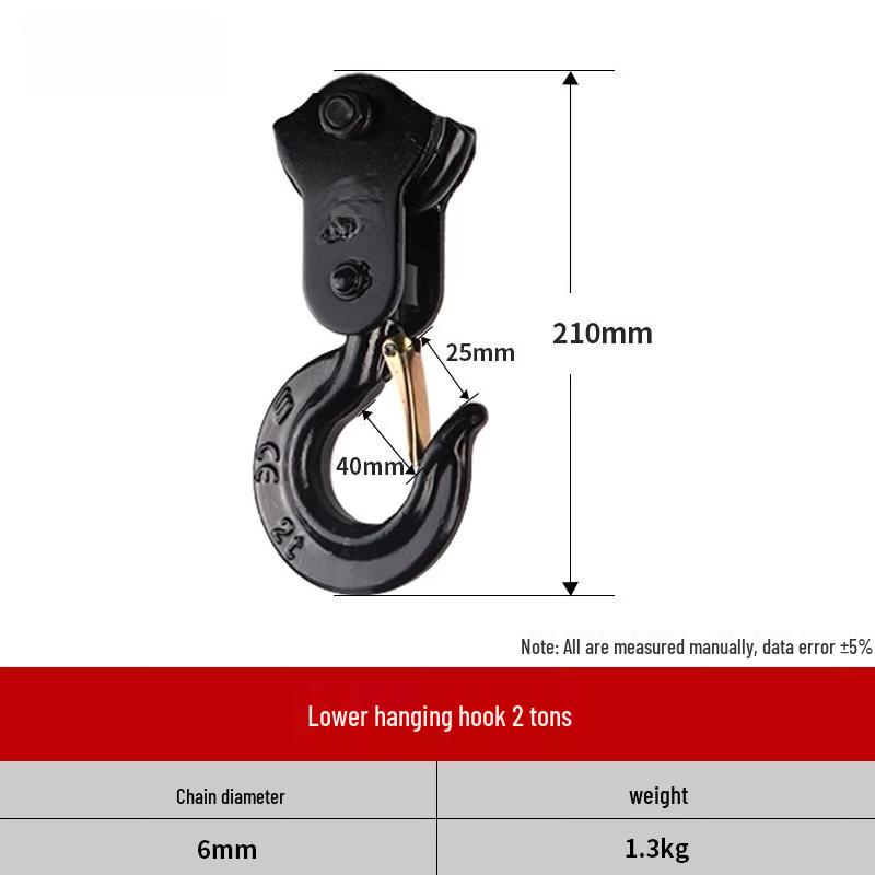 

Manual Hoist Lower Hook