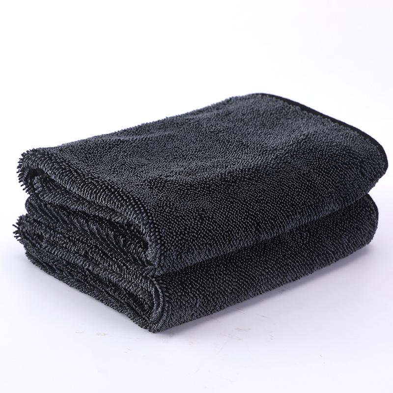 Extra Thick Microfiber Car Drying Towel - Super Absorbent, Long Pile, Non-Shedding