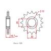 525 Motorcycle Front Rear Sprocket Kits For Honda CB650F 2014-2018 CBR650F 14-18 CB650 RA - CBR650R -
