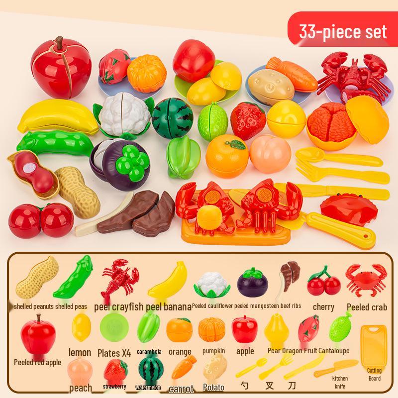 Kids' Pretend Play BBQ Set: Grilled Meat & Skewers Kitchen Toy