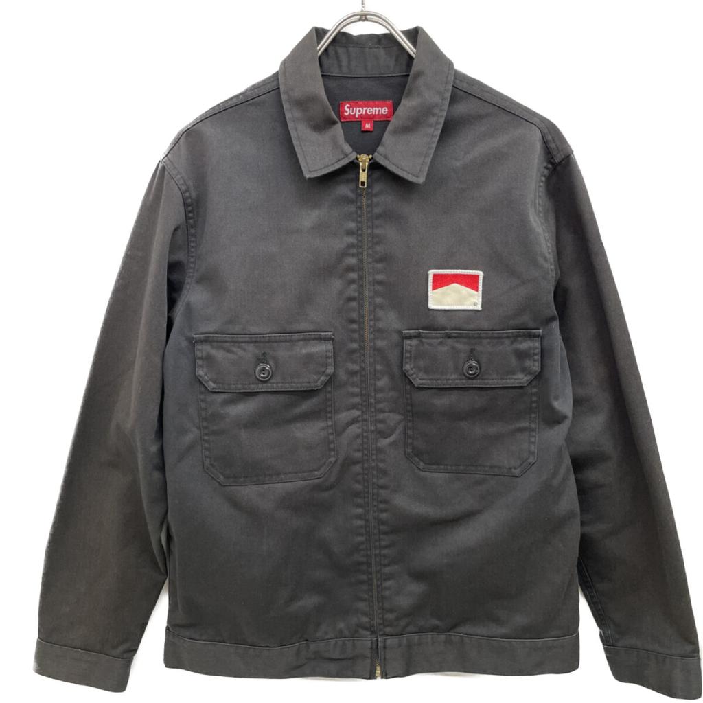 Supreme Black Marlboro Work Jacket Jacket M blackUsed