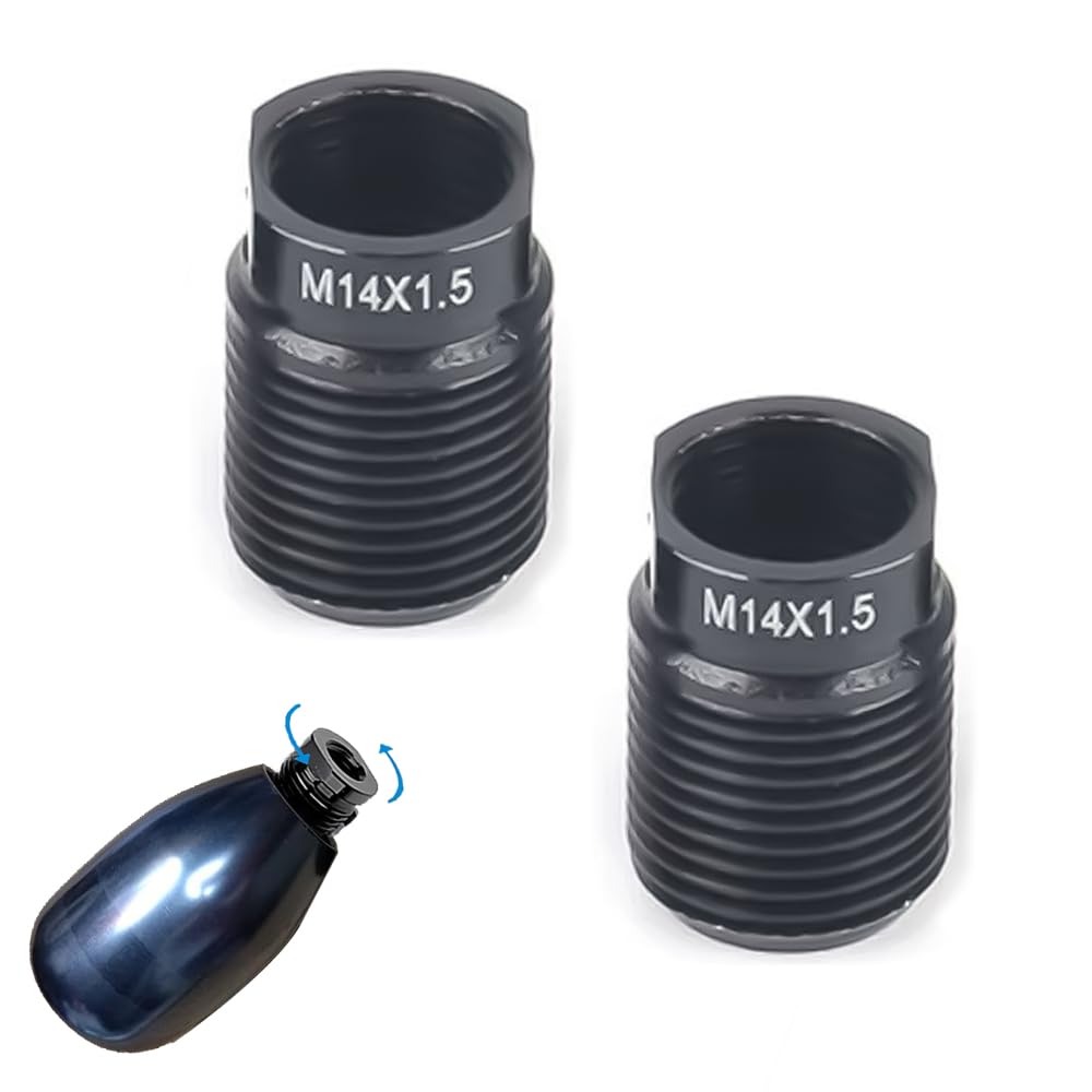 

KASELIN Shift Knob Adapter with Internal Screw Aluminum Alloy Car Shift Screw Adapter for M14.X1.5 чёрный