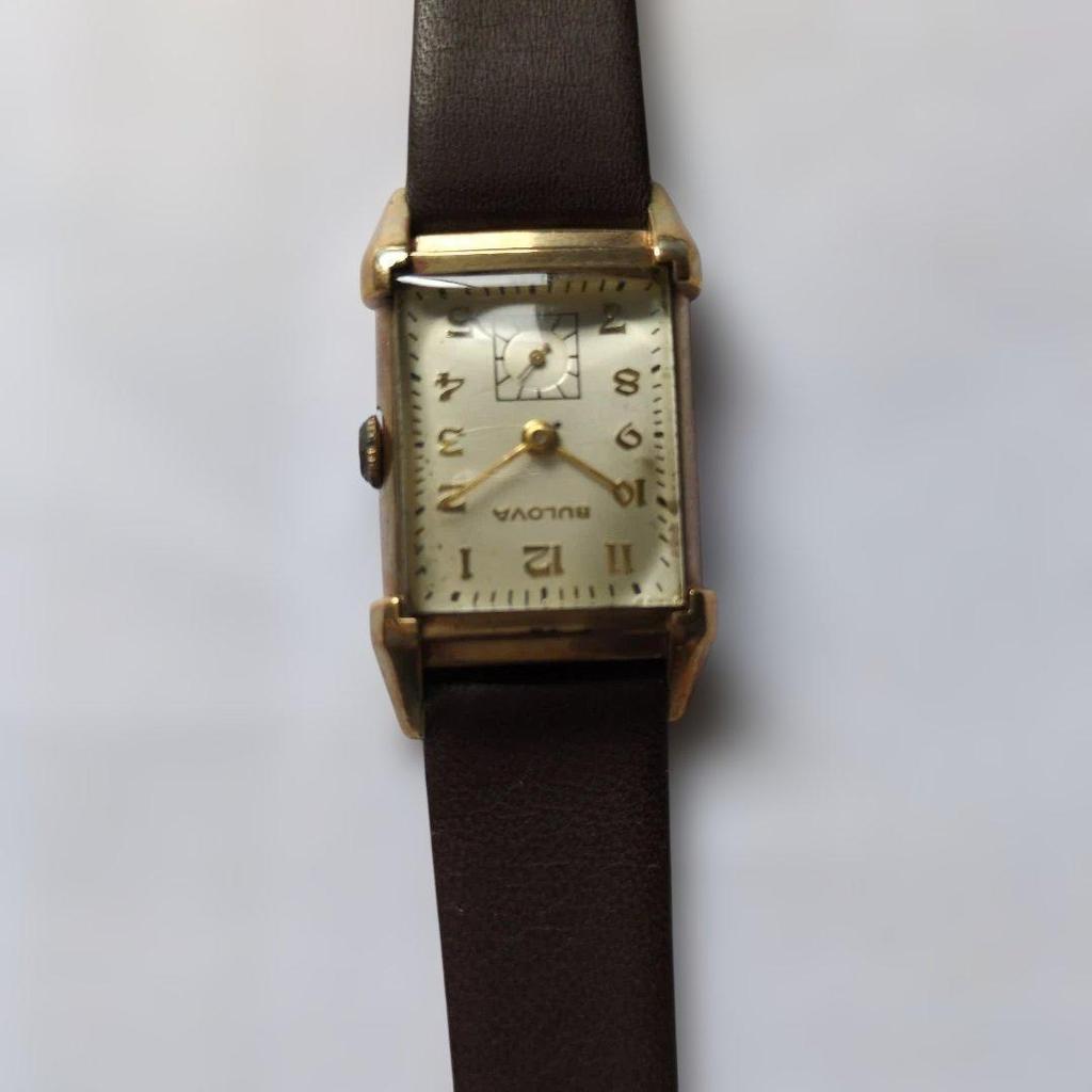 Used BULOVA Manual Wind Rectangular Case Watch