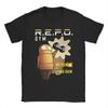 Männer tretet dem R.E.P.O bei. GYM No Pain No Gain T-Shirt Heißes Spiel Repo Roboter Baumwolle Merch Kurzarm Rundhals T-Shirt Große Größen Oberteil Y2k