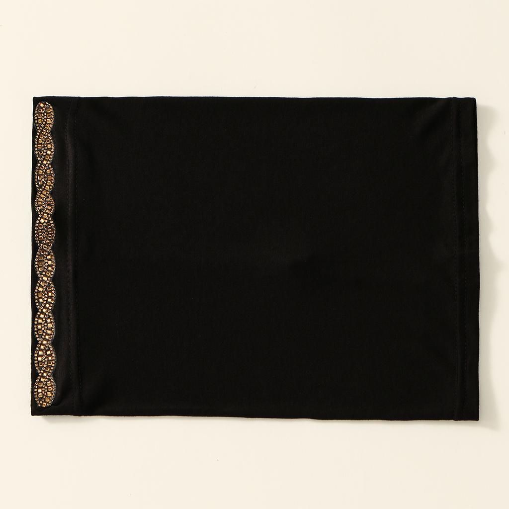 Jarse Alt Eşarp Türban Elmaslar İç HİCAP Şapka Bone Kadın Müslüman Alt Şapka Ninja Şapka Eşarp Tüp Turbante Mujer Başlık