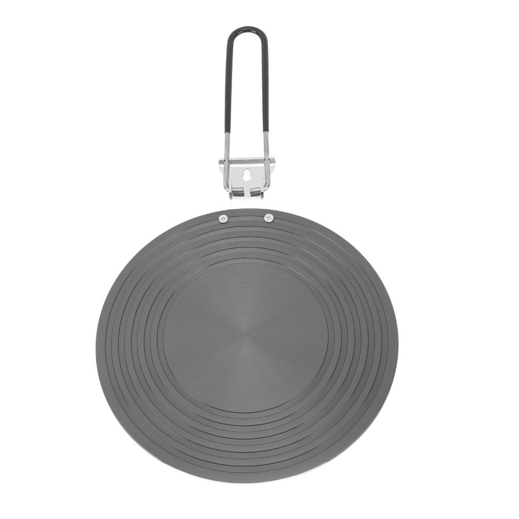 Ht Conduction Plate Aluminum Alloy Stove Top Ht Diffuser Reducer Flame Guard Simmer Plate with Detachable Handle for Kitchen