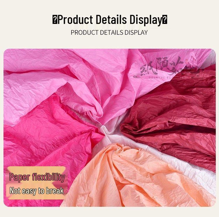 1.2m Wedding Hand-Rubbed Butterfly Pleated Crepe Paper Sheets for Floral Art