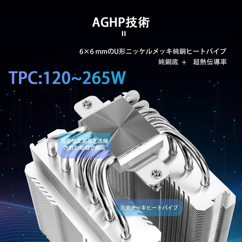 Thermalright Peerless Assassin 120 SE ARGB CPU Luft 6 Varmerør CPU Dobbel 120mm PWM Aluminium Kjøleribbe AGHP SE Kjøler, Kjøler, TL-C12C-S Vifter, Deksel,