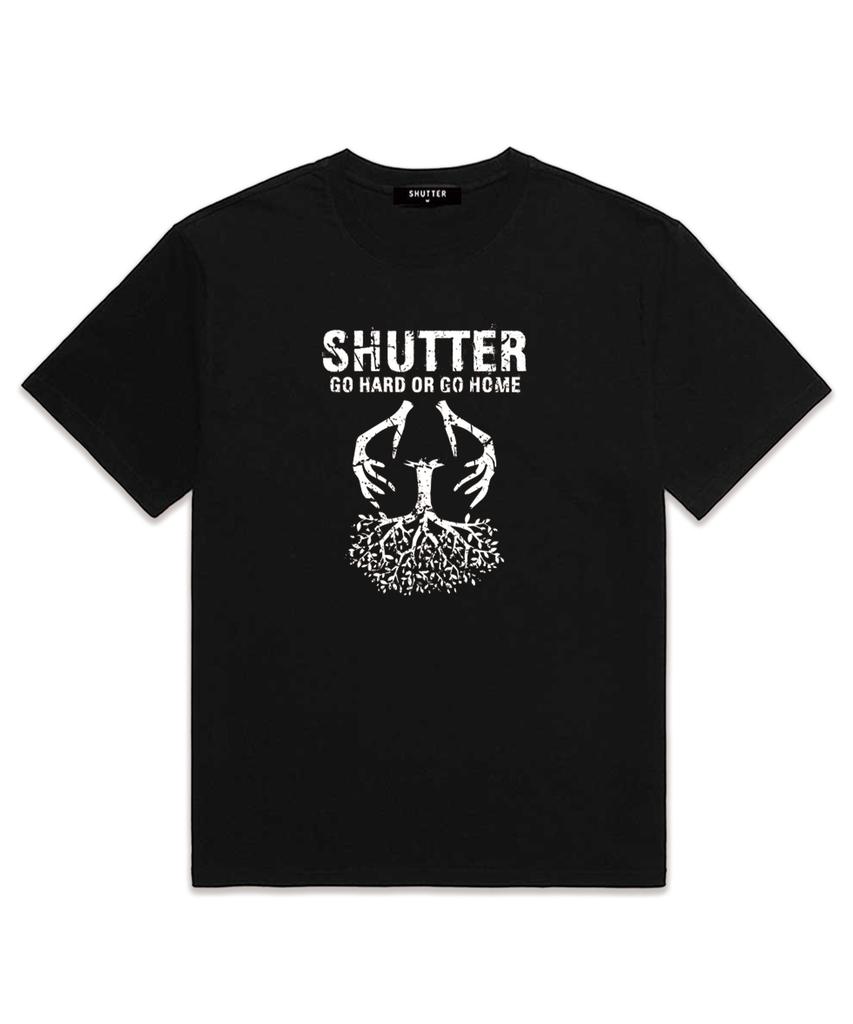 SHIRTER Tree Logo Short Sleeve T-Shirt (Ss016) Black