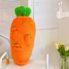 Plush Carrot Shape Baby Pillow With Soft Short Pile Fabric For Sleep And Play